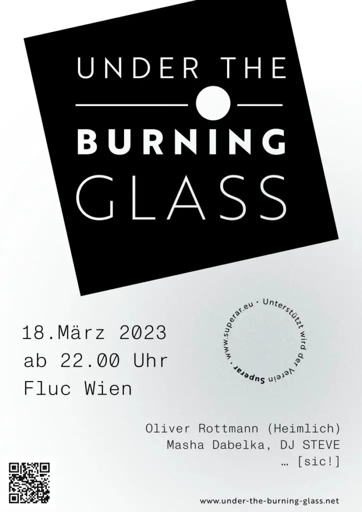 Flyer fÃ¼r: FLUC - Under The Burning Glass