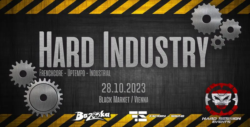 Flyer fÃ¼r: Black Market - Hard Industry by Hard Session Event's