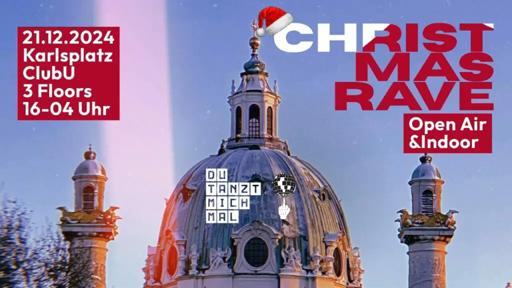 Flyer fÃ¼r: CLUB-U - Christmas Rave Open Air & Indoor By DU TANZT MICH MAL