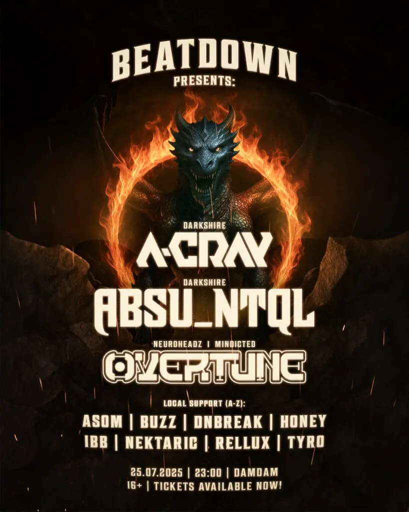 Flyer fÃ¼r: DAM / DAM - Beatdown | Darkshire Edition